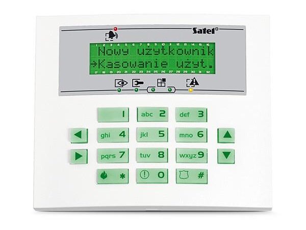Satel INT-KLCDS-GR klaviatuur roheline