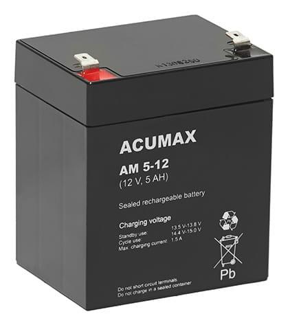 Acumax aku 12V 5Ah VRLA AM5-12T2