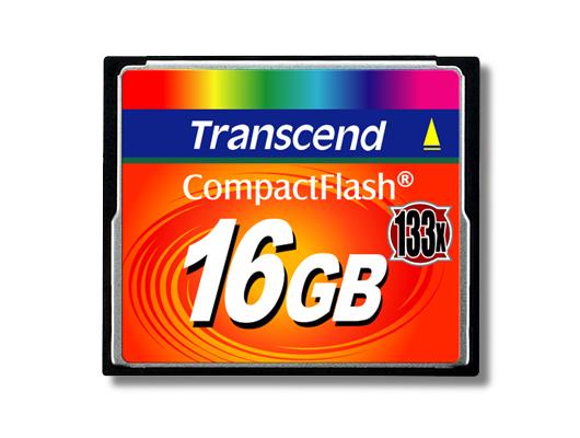 Transcend | CompactFlash mälukaart 16GB | 133x | TS16GCF133