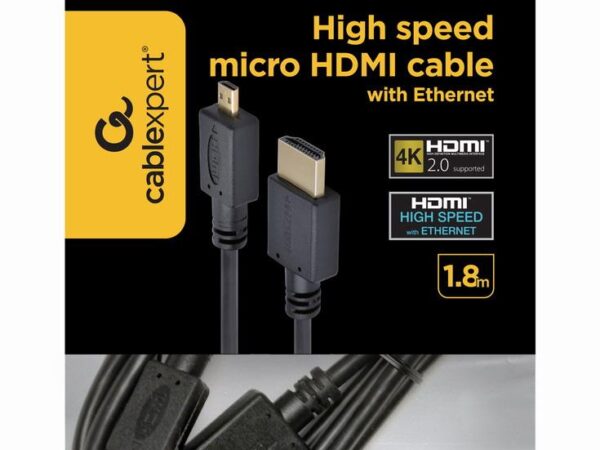 ELKO: 1178027 Gembird Micro HDMI kaabel 1.8m