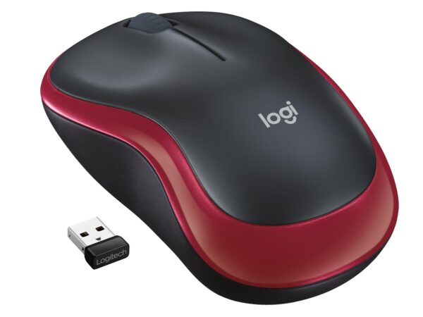 Logitech juhtmevaba hiir M185 punane 910-002240