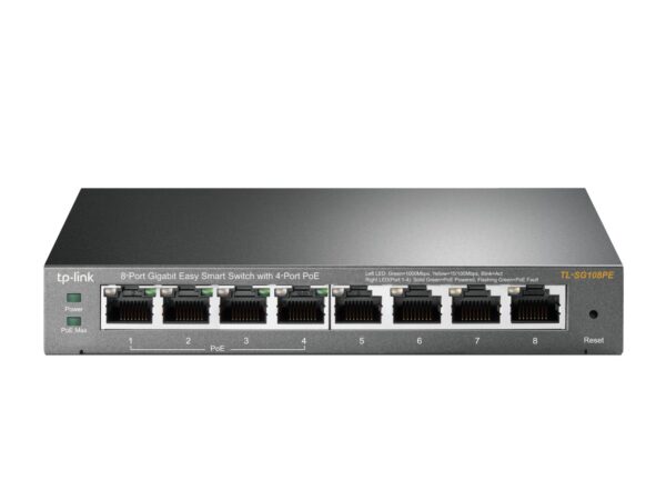 TP-Link võrgulüliti TL-SG108PE 4-port PoE