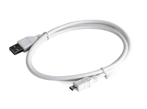 ELKO: 1196826 Gembird | USB2 to Micro-USB kaabel 1m | White | CCP-MUSB2-AMBM-W-1M