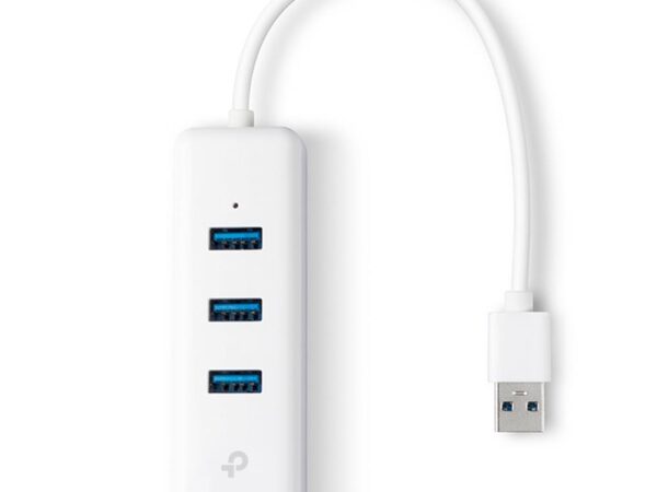 ELKO: 1206641 TP-Link USB 3.0 adapter 3-port + gigabit LAN UE330