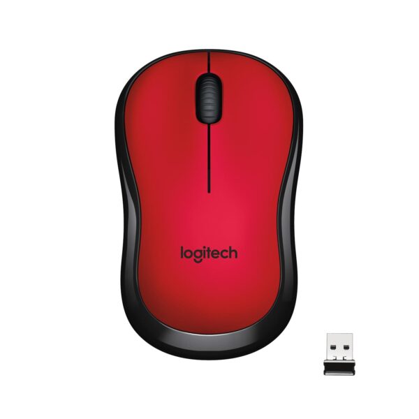 Logitech juhtmevaba hiir M220 Silent punane 910-004880