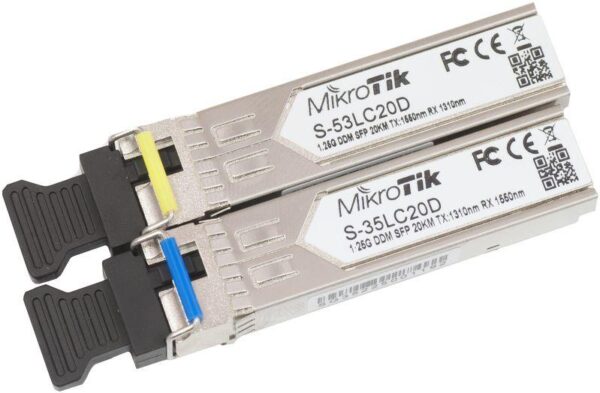 MikroTik SFP transiiveri paar S-3553LC20D