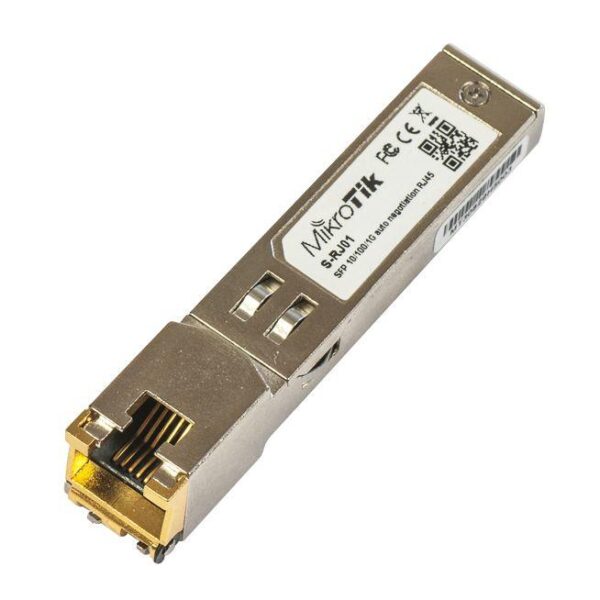 MikroTik 1GbE RJ45 SFP moodul S-RJ01