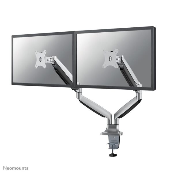 Neomounts | Kahekordne lauakinnitus | NM-D750DSILVER | 10-32" | Hõbedane
