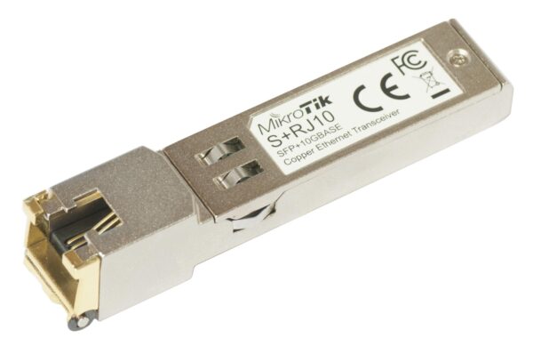 MikroTik 10GbE RJ45 SFP+ moodul S+RJ10