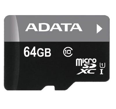 ELKO: 1241073 ADATA 64GB microSDXC mälukaart AUSDX64GUICL10-RA1
