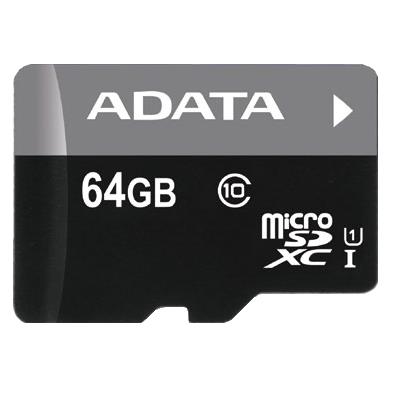 ADATA 64GB microSDXC mälukaart AUSDX64GUICL10-RA1