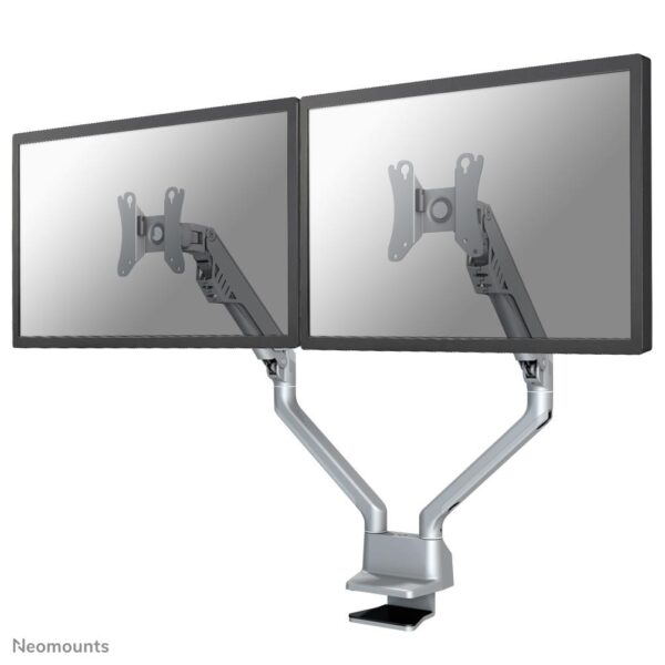 Neomounts | Kahekordne lauakinnitus | FPMA-D750DSILVER | 10-32" | Hõbedane