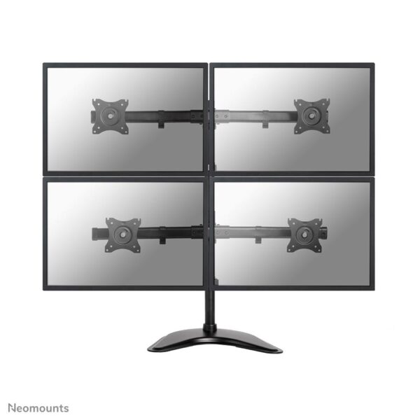 ELKO: 1251156 Neomounts | Neljakordne lauakinnitus | NM-D335D4BLACK | 10-27" | Must