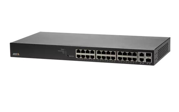 Axis 24-port PoE switch rack 1U
