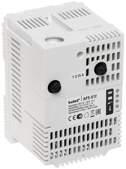 Satel APS-612 12V DC 6A DIN toiteplokk
