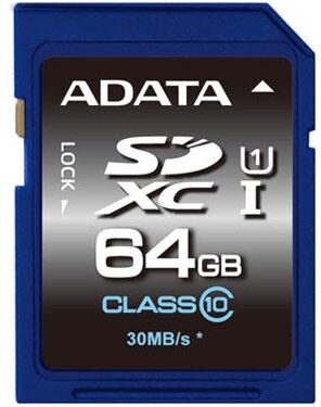 ELKO: 1264037 ADATA | SDXC mälukaart 64GB | Class 10 | ASDX64GUICL10-R