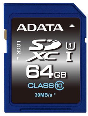 ELKO: 1264037 ADATA | SDXC mälukaart 64GB | Class 10 | ASDX64GUICL10-R