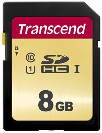 Transcend | SDHC mälukaart 8GB | UHS-I | TS8GSDC500S