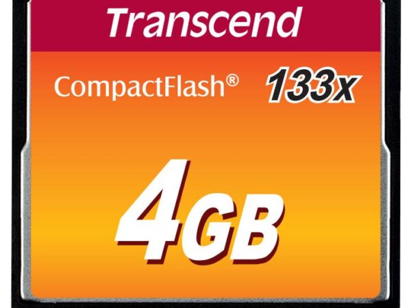 Transcend | CompactFlash mälukaart 4GB | SLC | TS4GCF133