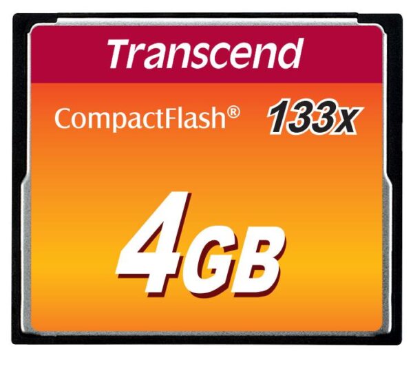 Transcend | CompactFlash mälukaart 4GB | SLC | TS4GCF133