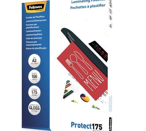 ELKO: 1278135 Fellowes lamineerimiskiled A3 175 mikronit 100 tk