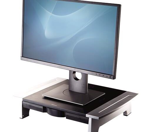 Fellowes | Monitorialus | 8031101 | Must/Hõbedane