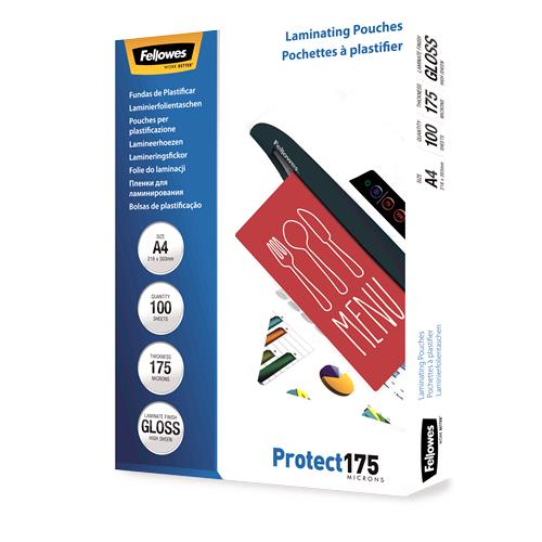 Fellowes lamineerimiskiled läikiv A4 175 mikronit 100 tk