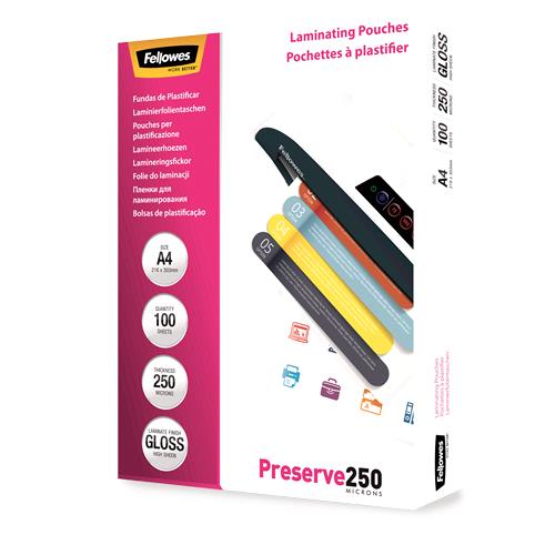 ELKO: 1278202 Fellowes lamineerimiskiled läikiv A4 250 mikronit 100 tk