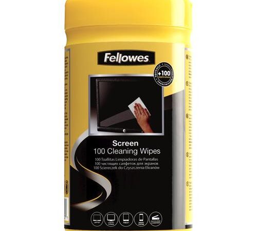 Fellowes puhastuslapid 100tk