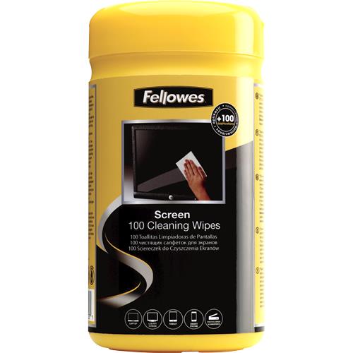 Fellowes puhastuslapid 100tk