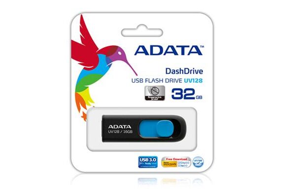 ELKO: 1279178 ADATA USB-mälupulk 128GB must AUV128-128G-RBE