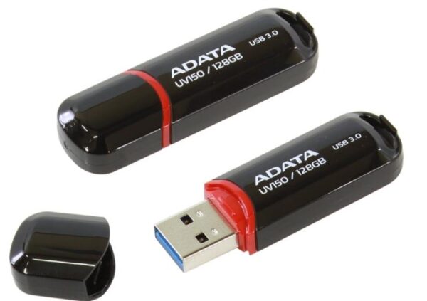 ADATA USB-mälupulk 128GB must AUV150-128G-RBK