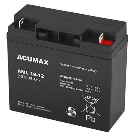 ELKO: 1283817 Acumax aku 12V 18Ah VRLA AM18-12