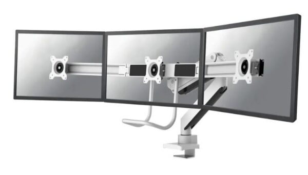 Neomounts | Kolmekordne lauakinnitus | NM-D775DX3WHITE | 17-24" | Valge