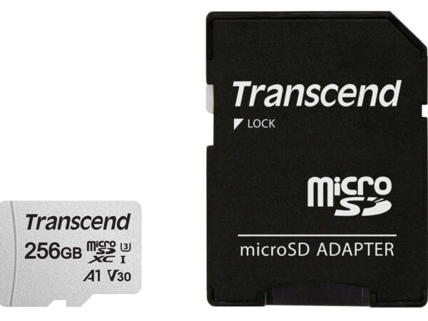 ELKO: 1287366 Transcend | microSDXC mälukaart 256GB | Class 10 adapteriga | TS256GUSD300S-A