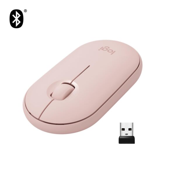 Logitech juhtmevaba hiir Pebble M350 roosa 910-005717