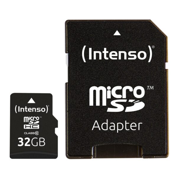 ELKO: 1292697 Intenso | microSDHC mälukaart 32GB | Class 10 adapteriga | 3413480