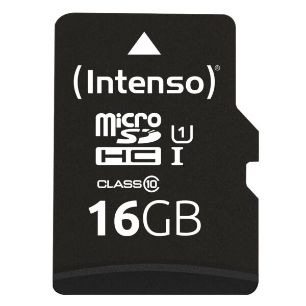 ELKO: 1292700 Intenso | microSDHC mälukaart 16GB | UHS-I adapteriga | 3423470
