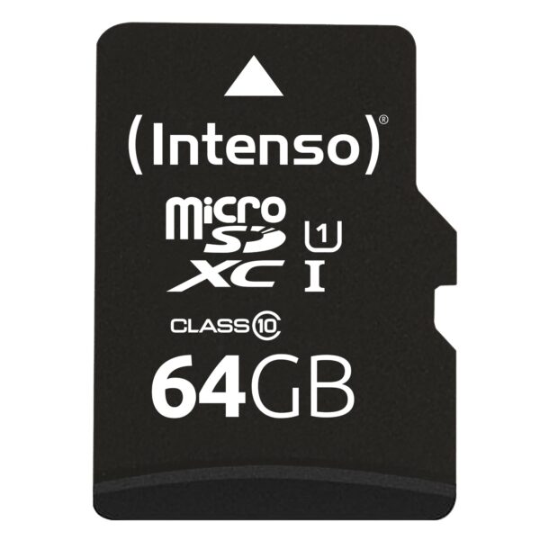 ELKO: 1292703 Intenso | microSDXC mälukaart 64GB | UHS-I adapteriga | 3423490
