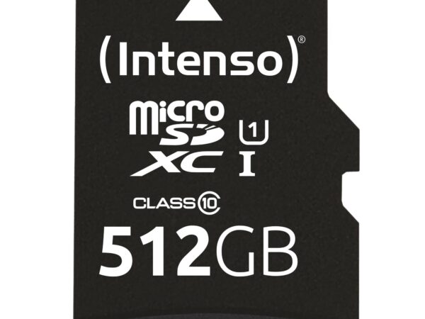 ELKO: 1292707 Intenso | microSDXC mälukaart 512GB | UHS-I adapteriga | 3423493
