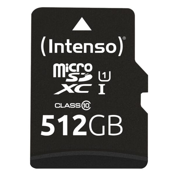 Intenso | microSDXC mälukaart 512GB | UHS-I adapteriga | 3423493
