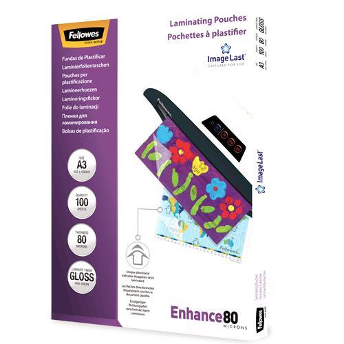 ELKO: 1296136 Fellowes lamineerimiskiled ImageLast A3 80 mikronit 100 tk 5306207