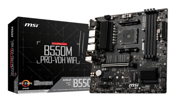 Msi B550M Pro-VDH wifi am4 emaplaat
