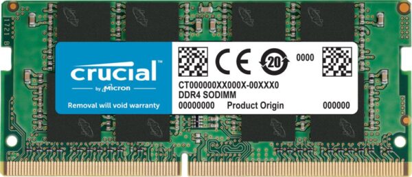 Crucial sülearvutimälu 8GB DDR4 3200MHz SO-DIMM