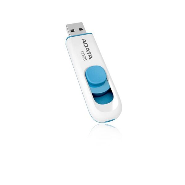 ELKO: 1307452 ADATA USB mälupulk 64GB USB 2.0 valge sinine AC008
