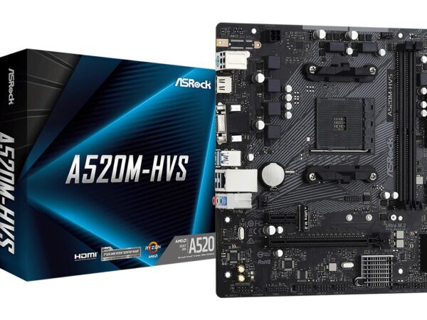 ELKO: 1309552 ASRock emaplaat A520M-HVS DDR4 AM4 Micro-ATX