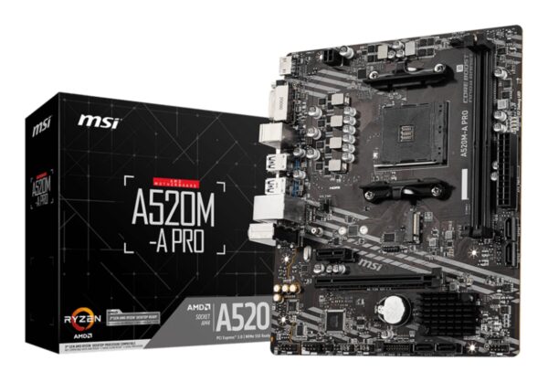 MSI emaplaat A520M-A Pro DDR4 AM4 Micro-ATX