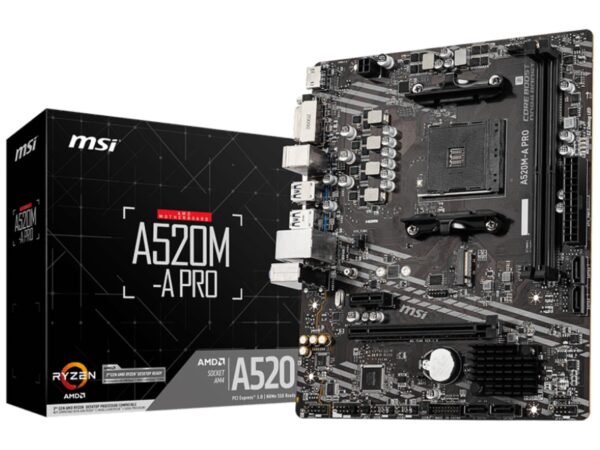 ELKO: 1310570 MSI emaplaat A520M-A Pro DDR4 AM4 Micro-ATX