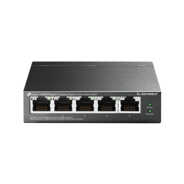 TP-Link võrgulüliti TL-SG1005LP 5-port PoE