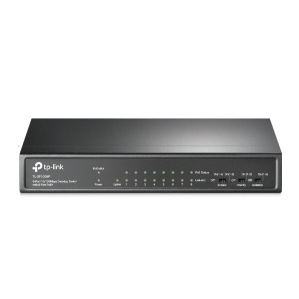 TP-Link võrgulüliti TL-SF1009P 8-port PoE+